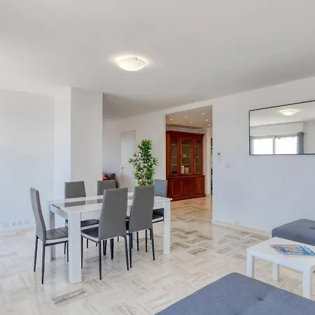 Apartment L43 Maurice Sea View 6pax/terrace,parking,ac Saint-Laurent-du-Var
