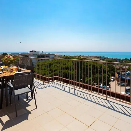 L43 Maurice Sea View 6pax/terrace,parking,ac * Saint-Laurent-du-Var