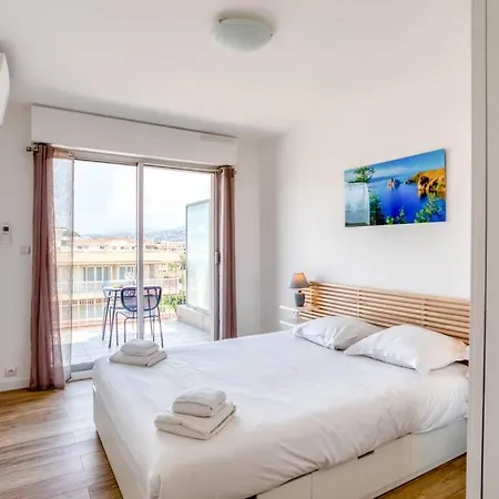 L43 Maurice Sea View 6pax/terrace,parking,ac Saint-Laurent-du-Var